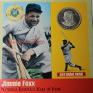 Rare .999 Silver Proof Jimmie Foxx 500 Club~Legends Of Baseball Cooperstown~Fr/S