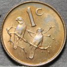 South Africa Cent, 1966 Proof~Rare~25,000 Minted~Sparrows~African Legend~Fr/Ship