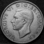 Great Britain Half Crown, 1941 Silver~George VI~Quartered Shield~Free Shipping