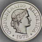 Switzerland 10 Rappen, 1973 Unc~Confoederatio Helvetica~Free Shipping
