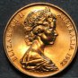 Australia 2 Cents, 1982 Gem Unc~Frill-Necked Lizard~Elizabeth II~Free Shipping
