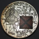Huge Stonewall Brigade at Antietam Silver Plated 50mm Proof Medallion~Free Ship Huge Stonewall Brigade at Antietam Silver Plated 50mm Proof Medallion~Free Ship