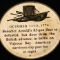Bronze Franklin Mint Medallion~Benedict Arnolds Fleet Is Defeated~Survivors Flee