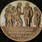 Bronze Franklin Mint Medallion~Washington Bids Farewell to Army~Revolutionary~FS