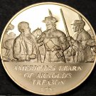 Bronze Franklin Mint Medallion~Americans Learn of Benedict Arnold's Treason~Fr/S