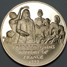 Bronze Franklin Mint Medallion~Franklin Gains Support of France~Free Shipping