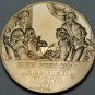 Bronze Franklin Mint Medallion~Both Sides Sign Final The Peace Treaty In Paris