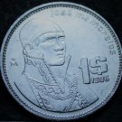 Mexico Peso, 1986 Gem Unc~Jose Morales~Stainless Steel Coin~Free Shipping