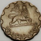 Ethiopia 25 Cents, EE1936 (1943)~Scalloped Edge~LION With Cross~Free Shipping*