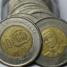 Roll (20) Mexico Bi-Metal 10 Peso Coins Mixed Dates~Free Shipping