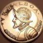 Rare Silver Proof Panama 1968 Balboa~Only 23,210 Minted~Free Shipping