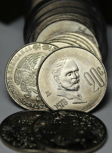 Gem Unc Roll (50) Mexico 1978 20 Centavos Coins,~Francisco Madero~Free Shipping