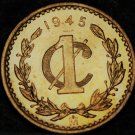 Mexico Centavo, 1945-MO Gem Unc~Awesome~Free Shipping