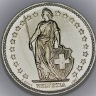 Switzerland 2 Francs, 1973 Gem Unc~Helvetia~Free Shipping*