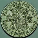 Great Britain Half Crown, 1942 Silver~George VI~Free Shipping