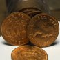 Gem Unc Roll (20) Great Britain 1958 Half Pennys~The Golden Hind~Free Shipping