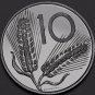 Italy 10 Lire, 1985 Proof~RARE~20,000 Minted~Plow and Wheat Ears~Free Shipping