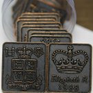 Roll (20) Great Britain 1988 Queen Elizabeth Proof Set Medallions~Free Shipping