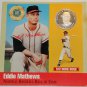 Rare .999 Silver Proof Eddie Mathews 500 Club~Legends Of Baseball Cooperstown~FS
