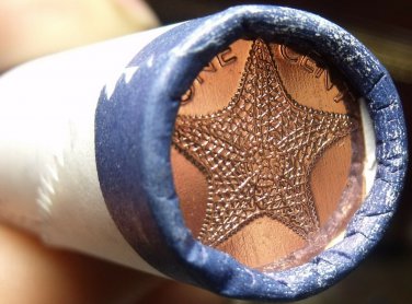 Gem Unc Original Roll (50) Bahamas 1998 Cents~STARFISH~Free Shipping