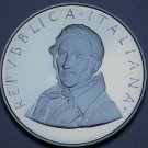 Italy 500 Lire, 1985 Silver Proof~RARE~20,000 Minted~Alessandro Manzoni~Fr/Ship