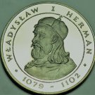 Poland 50 Zlotych, 1981 RARE Proof~King Wladyslaw I Herman~5,000 Minted~Free Shi