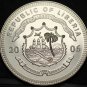 Liberia $5.00, 2006 Gem Cameo Proof~Lady Liberty~Free Shipping
