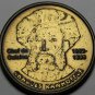 Large 40.2mm Delmonico's Restaurant New York City Bronze Medallion~Est 1838~Fr/S
