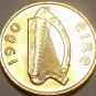 Ireland Penny, 1980 Gem Unc~Irish Harp~Bird From The Book Of Kells~Free Shipping