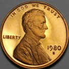 United States Proof 1980-S Lincoln Memorial Cent~Free Shipping~We Have Proofs~FS
