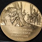 Bronze Franklin Mint Medallion~British Take Savannah Georgia~Revolutionary War~