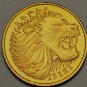 Ethiopia 5 Cents, EE1969 (1977), Gem Unc~Roaring Lion~Free Shipping