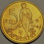 Ethiopia 5 Cents, EE1969 (1977), Gem Unc~Roaring Lion~Free Shipping
