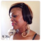 Uology by U*Niq Italian Leather Infinity Dangle Earrings