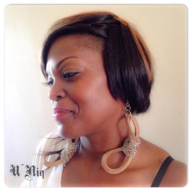 Uology by U*Niq Italian Leather Infinity Dangle Earrings
