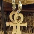 Uology by U*Niq Ankh Dangles Urban Style, African Earrings, 4in