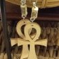 Uology by U*Niq Ankh Dangles Urban Style, African Earrings, 4in