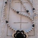 Silver Tone Metal Necklace with Pendant