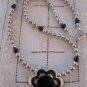 Silver Tone Metal Necklace with Pendant