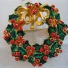 Christmas Wreath Pin