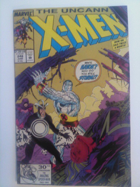 Uncanny X-men #248 Gold edition 2nd printing; 1st Jim Lee art on X-Men