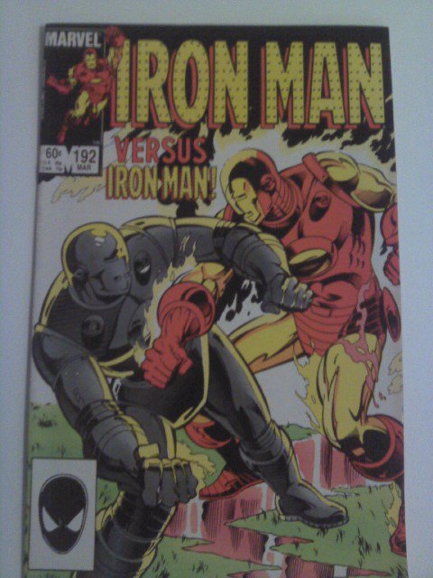 Iron Man #192 Iron Man (Stark) vs. Iron Man (Rhodey)