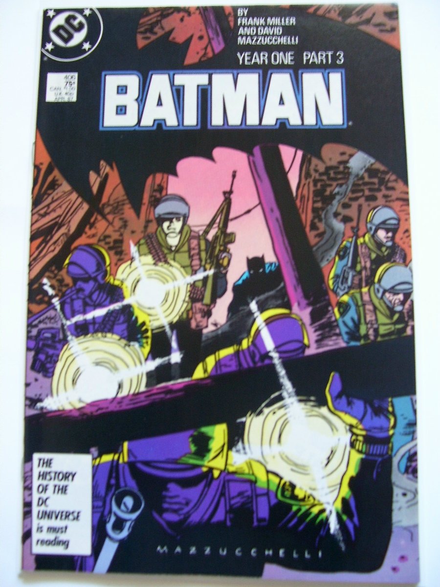 Batman #406 Year One pt3 by Frank Miller