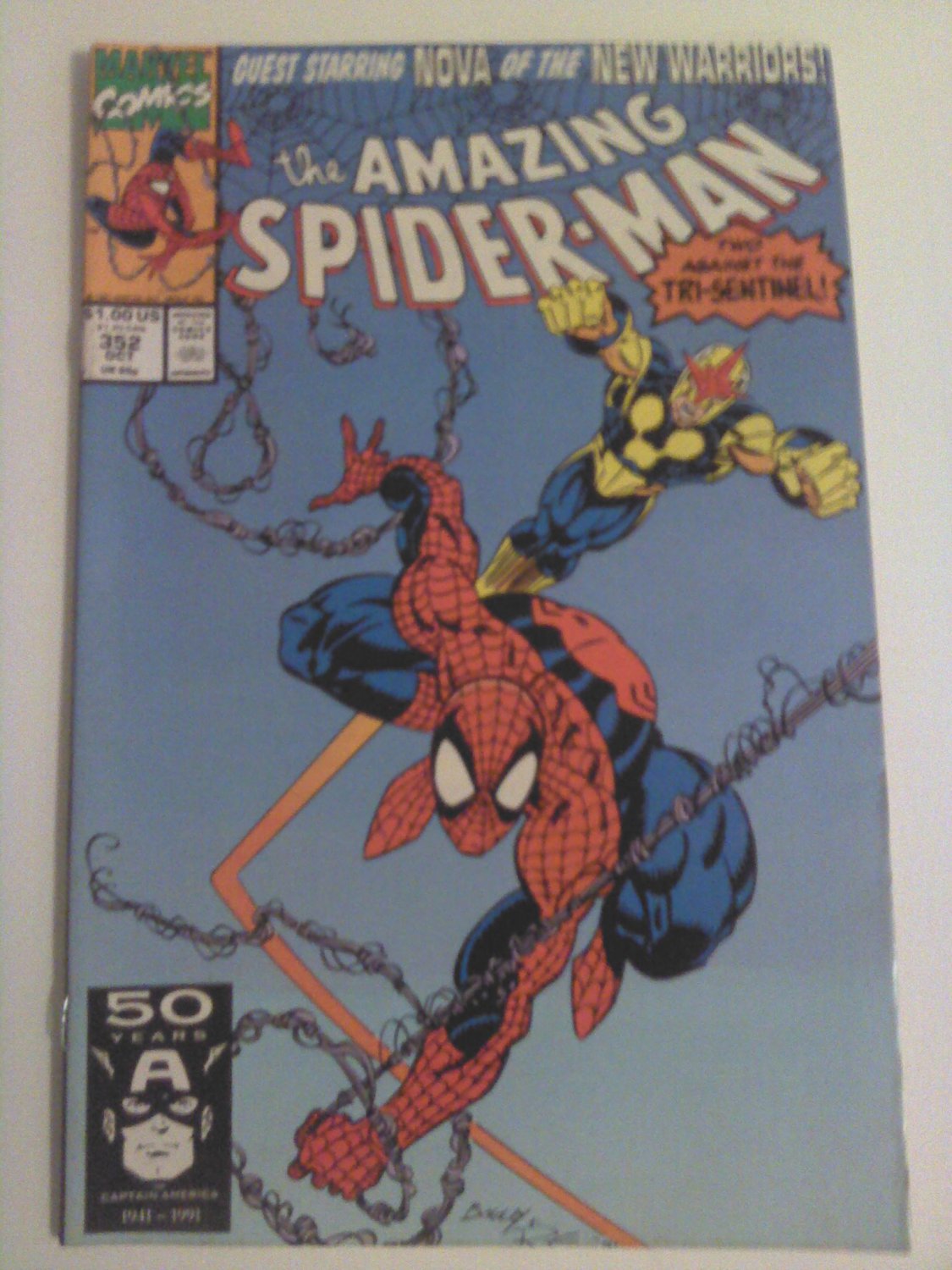 Amazing Spiderman #352 by mark bagley Nova