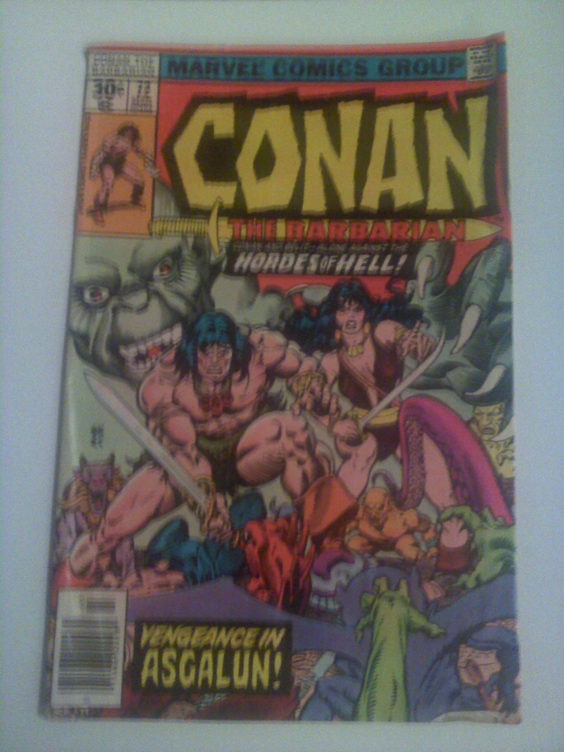 Conan the Barbarian #72 Vengeance Asgalun!