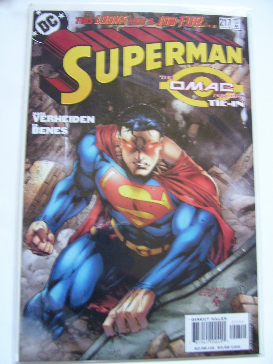 Superman #216 Omac Tie-in