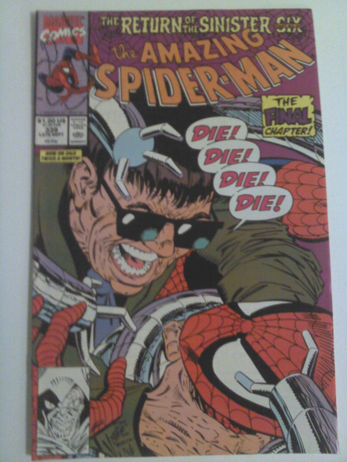 Amazing Spiderman #339 by erick larsen Return of the Sinister Six pt6