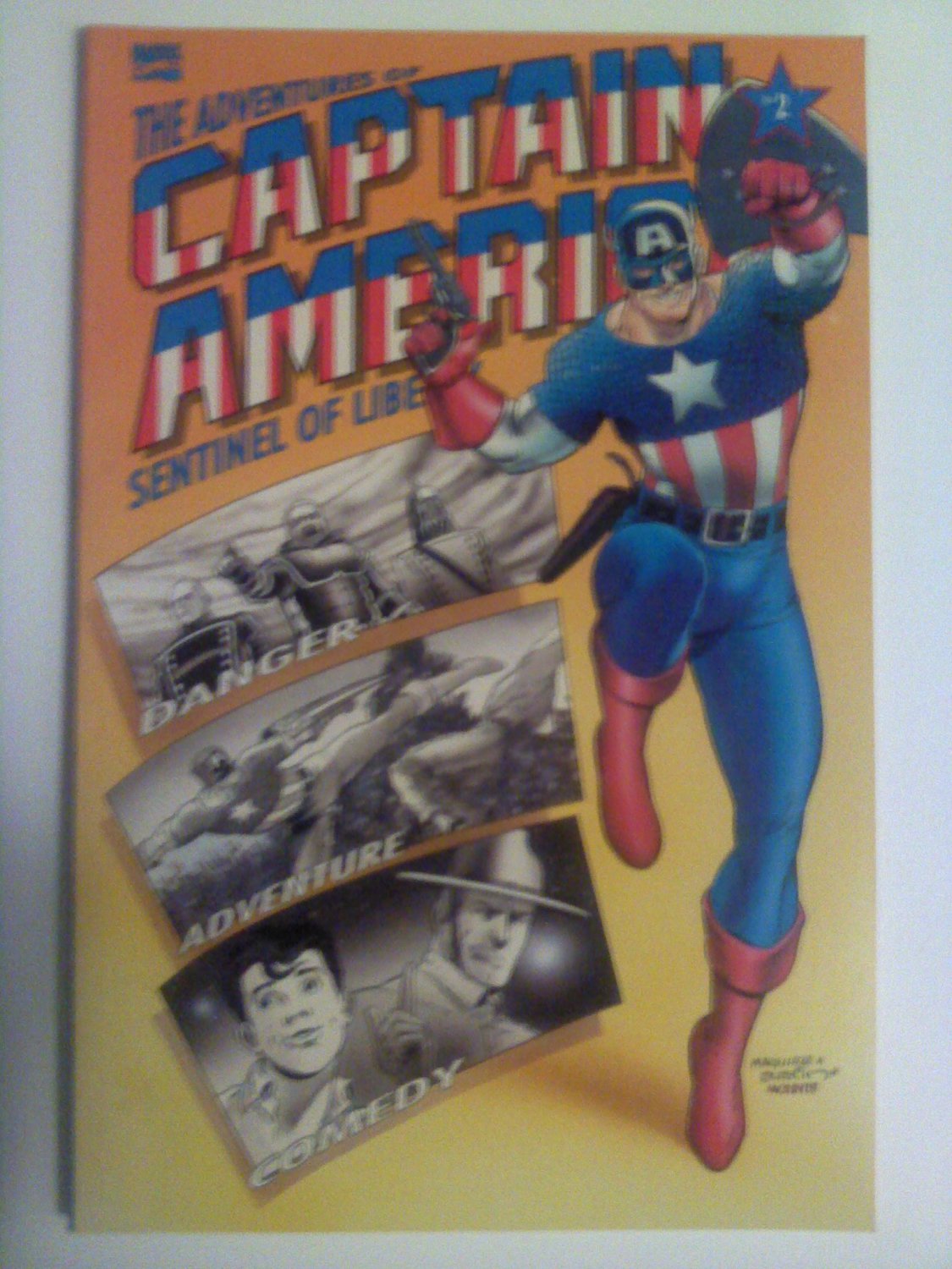 Adventures of Captain America Sentinel of liberty #2 Origin Prestige Format