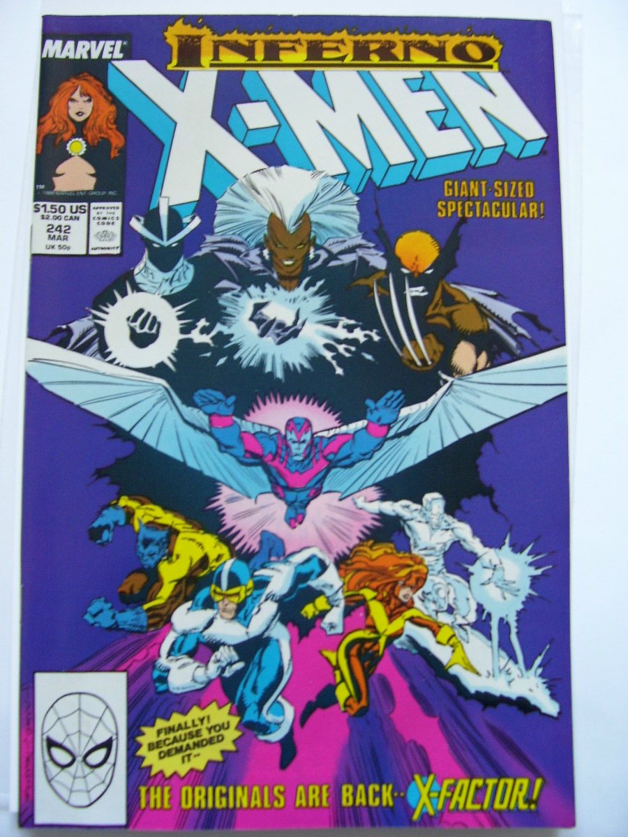 Uncanny X-men #242 Inferno Tie-in X-men Vs X-Factor (original X-men)