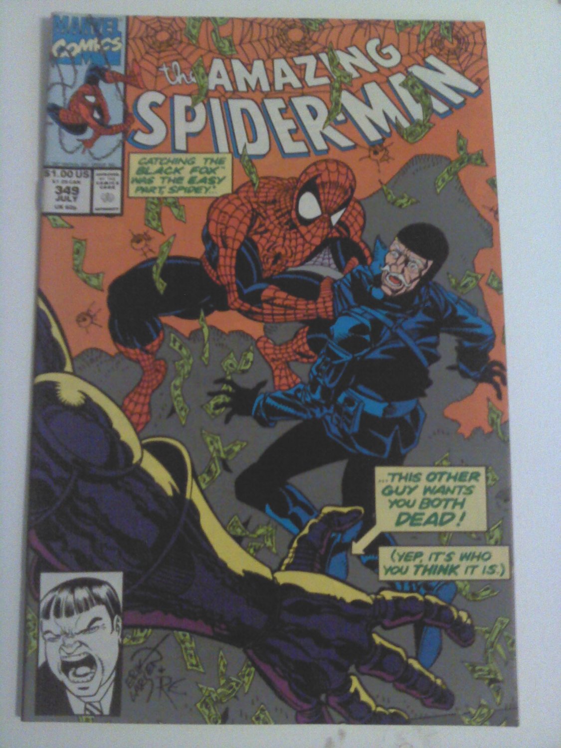 Amazing Spiderman #349 by erick larsen